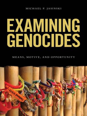 cover image of Examining Genocides